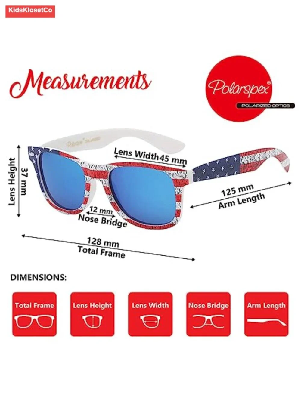 Toddler Polarized Sunglasses with UV400 Protection, Flexible Frame, Carrying